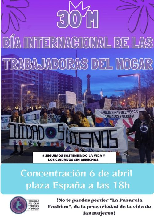 Concentración por el Día de las Trabajadoras del Hogar