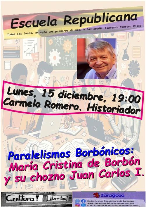 Escuela Republicana - Paralelismos borbónicos: María Cristina de Borbón y su chozno Juan Carlos I 
