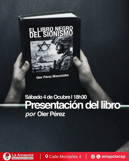 Presentación: El Libro negro del Sionismo