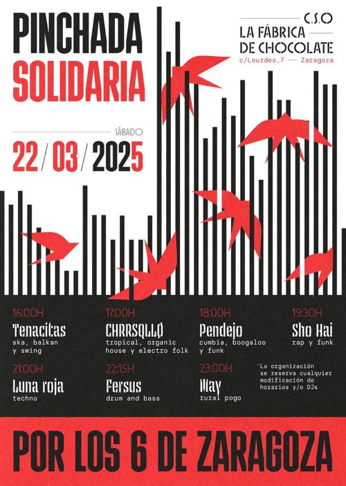 JORNADA EN APOYO A LOS 6 DE ZARAGOZA