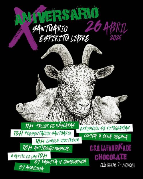 X Aniversario Santuario Espíritu Libre