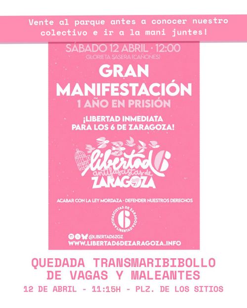 Quedada transmarbbollo para r a la man de los 6 de Zaragoza