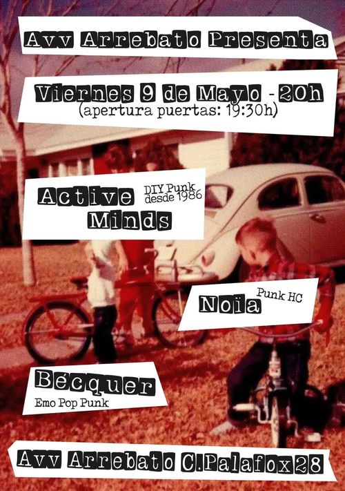 Concierto: Active Minds + Noïa + Béquer