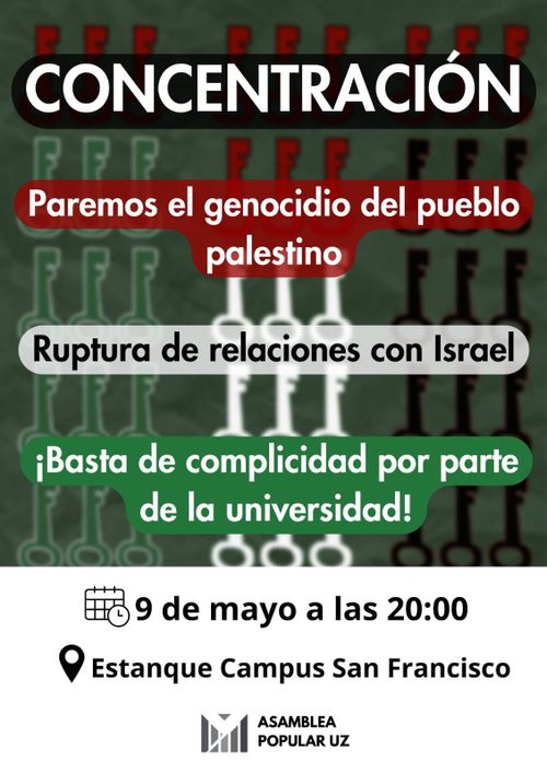 Concentración por Palestina