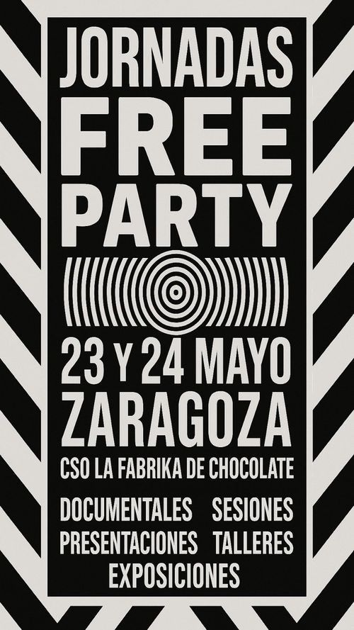 JORNADAS FREE PARTY: UNDERGROUND JOURNEYS. CINE + CENA