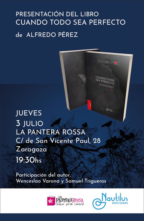 Alfredo Pérez presenta 'Cuando todo sea perfecto' 