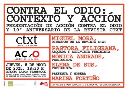 CONTRA EL ODIO: CONTEXTO Y ACCIÓN