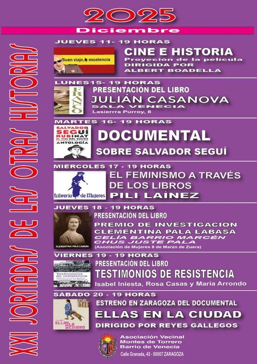 XXI JORNADAS DE LAS OTRAS HISTORIAS