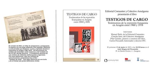 Presentación del libro " Testigos de cargo ".