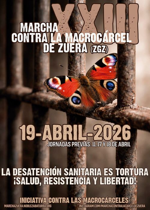 XXXIII marcha contra la macro cárcel de zuera