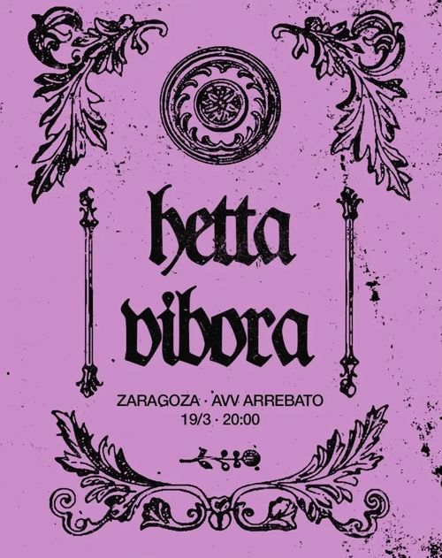 Concierto: Hetta + Vibora