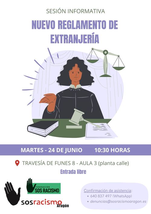 Sesión informativa sobre el nuevo Reglamento de Extranjería