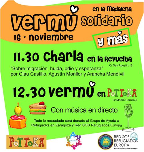 Charla + Vermú solidario