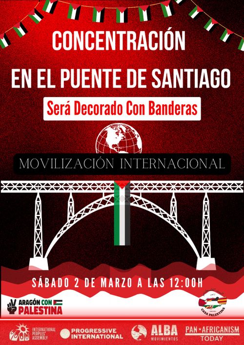 Movilización internacional por Palestina