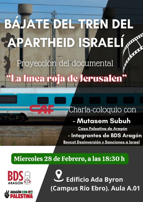 Documental y charla-coloquio: La linea roja de Jerusalén
