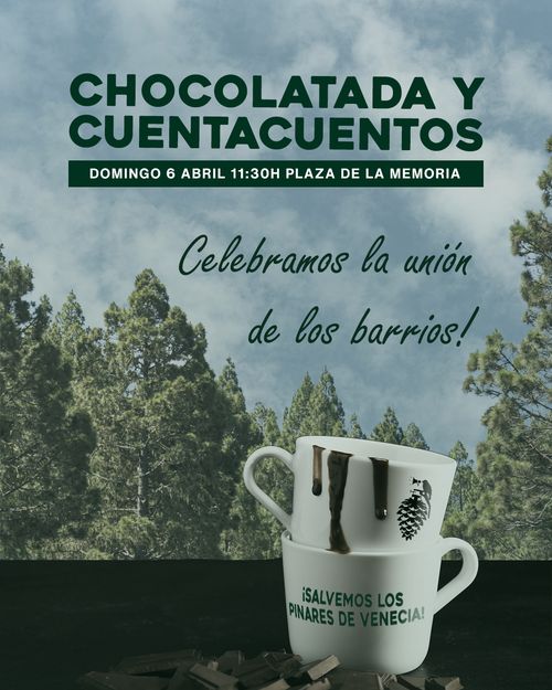 Chocolatada y cuentacuentos en los Pinares de Venecia