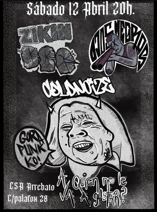 Concierto: Zikin + Cold Noise + Ojos Negros