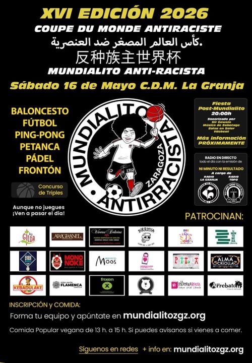 XVI Mundialito Antirracista de Zaragoza