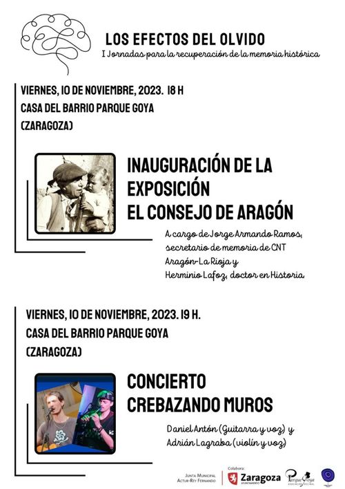 Los Efectos del Olvido. I Jornadas para la Recuperación de la Memoria Histórica