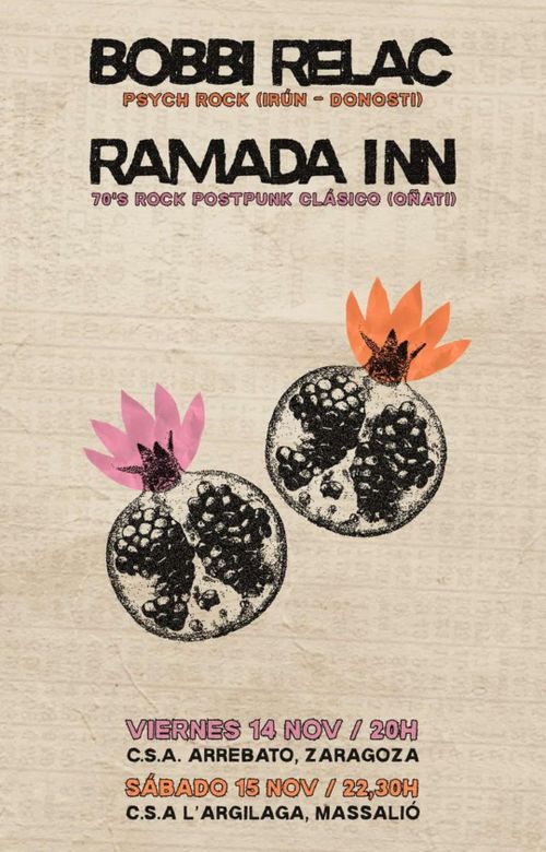 Concierto: Bobbi Relac + Ramada Inn