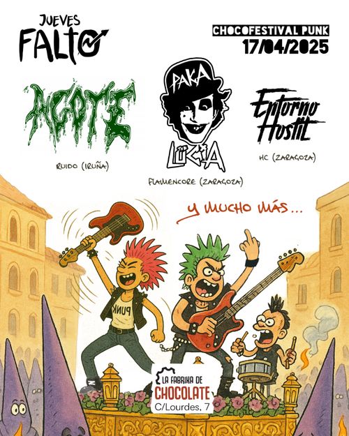 JUEVES FALTO: CHOCOFESTI PUNK
