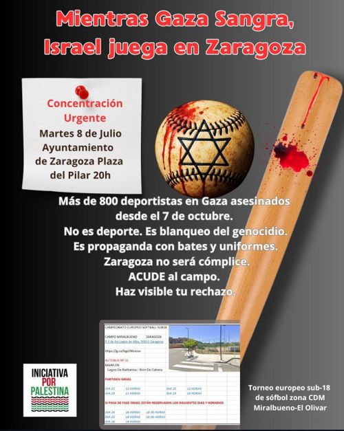 Concentración pro Palestina