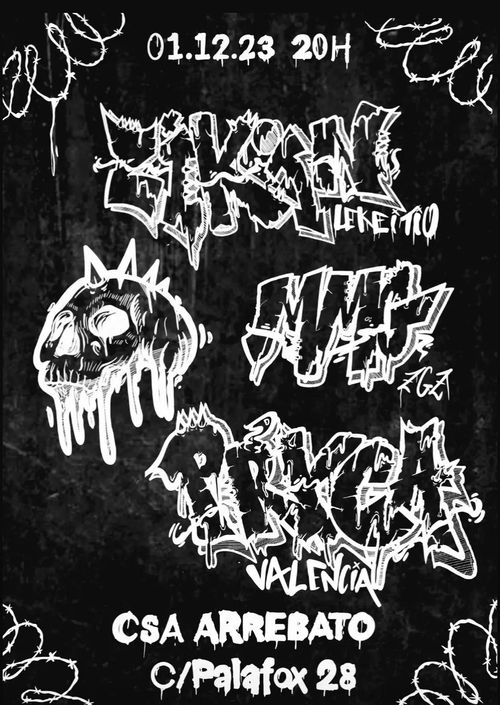 Concierto: Zikin + MMG + Pryca