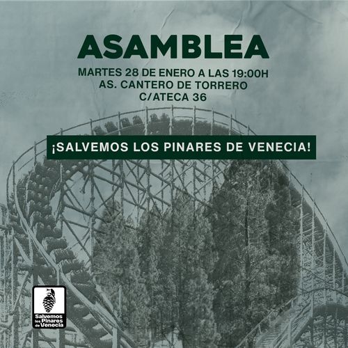 Asamblea: ¡Salvemos lo Pinares de Venecia!