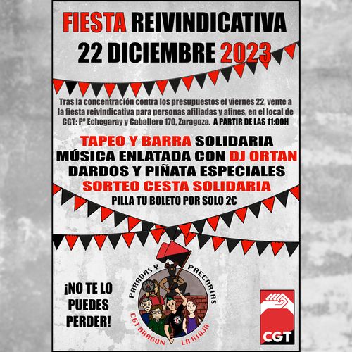 Fiesta reivindicativa 22D