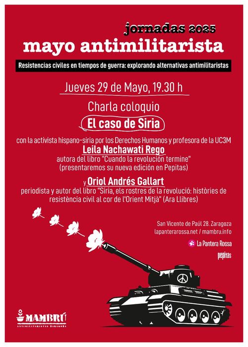 El caso de Siria. Jornadas mayo antimilitarista 2025