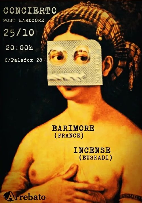Concierto: Barimore + Incense
