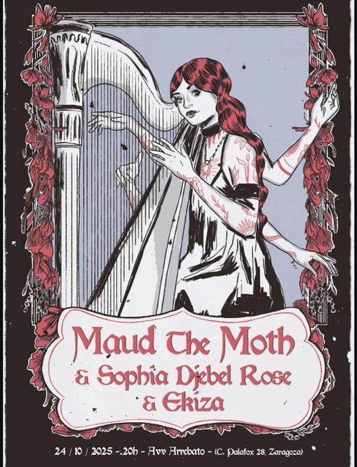 Concierto: Maud the Moth + Sophia Djebel Rose + Ekiza 