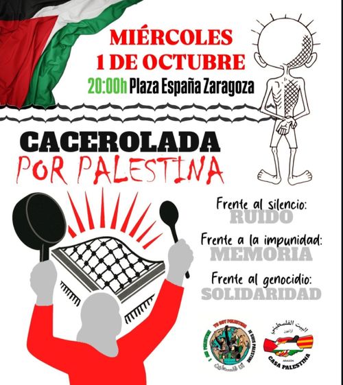 Cacerolada por Palestina 