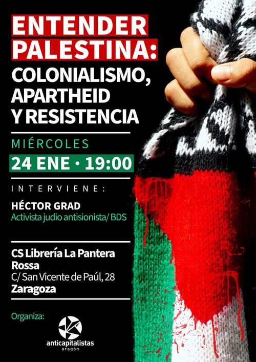 Acto "Entender Palestina: Colonialismo, apartheid y resistencia"