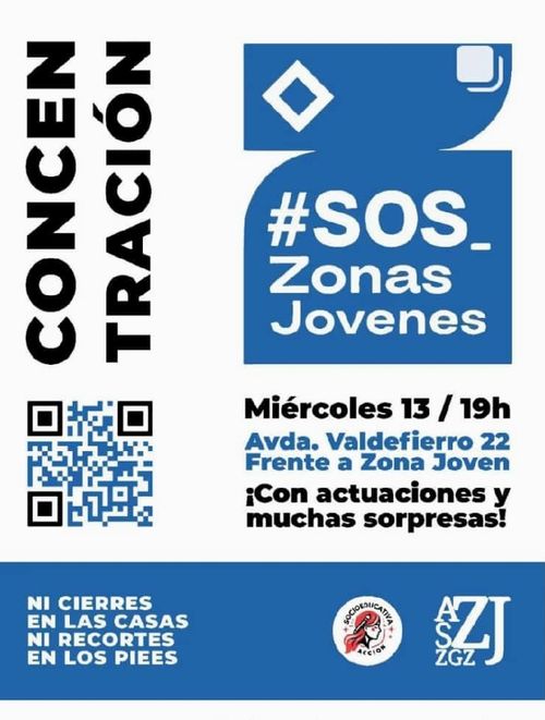Concentración SOS zonas jóvenes 