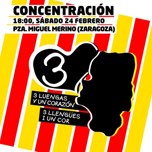 Concentración - 3 Luengas y un corazón - 3 Llengües i un cor