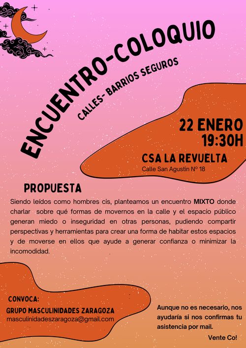 Encuentro-Coloquio, calles y barrios seguros