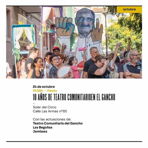 10 años de Teatro Comunitario en el Gancho