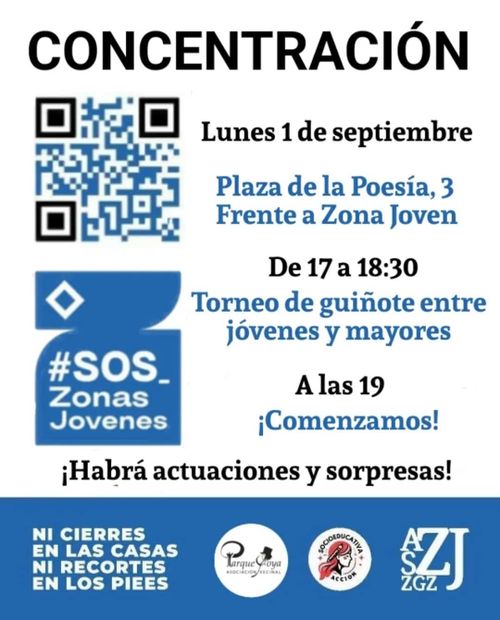 Concentración SOS Zonas Jóvenes 
