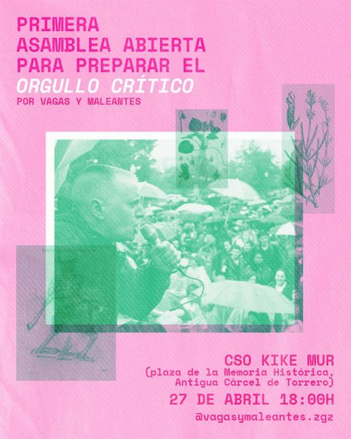 PRIMERA ASAMBLEA ABIERTA PARA PREPARAR EL ORGULLO CRÍTICO ❤️‍🔥⚧️