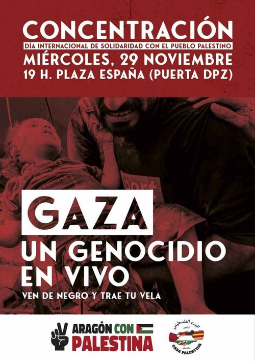Concentración Día Internacional de Solidaridad con el pueblo Palestino