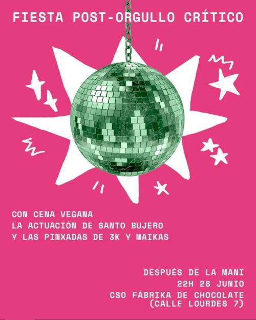 Fiesta post orgullo crítico 