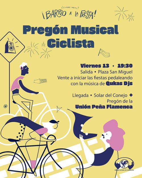 Pregón musical ciclista