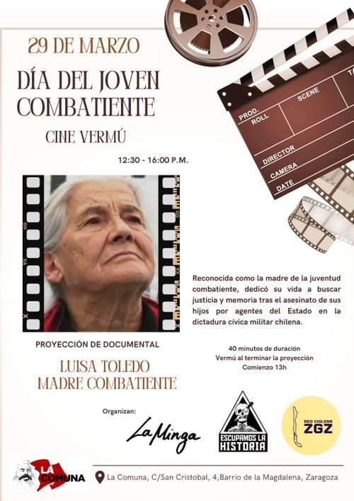 Dia del joven combatiente. Cine-Vermú